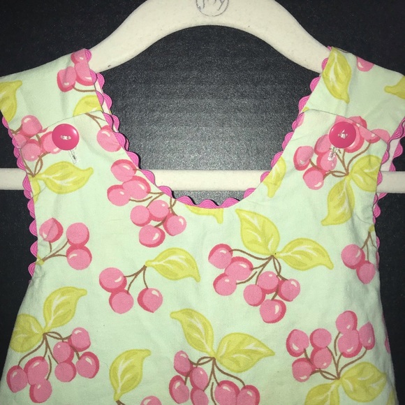 Sew Blessed top, crossover back w/ rick-rack trim - Picture 2 of 8